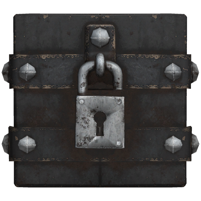 Black Locked Shoulder Chest (Right)