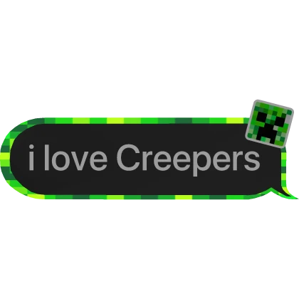 i love Creepers ❤️ 🎮 | Minecraft Roblox item render