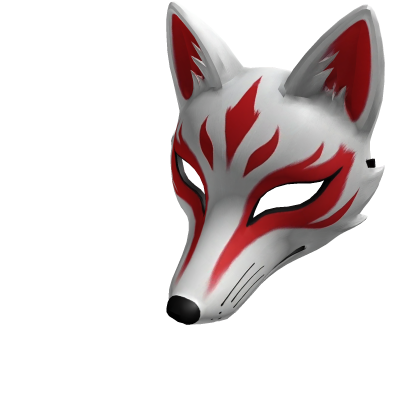 Red Kitsune Mask Fox