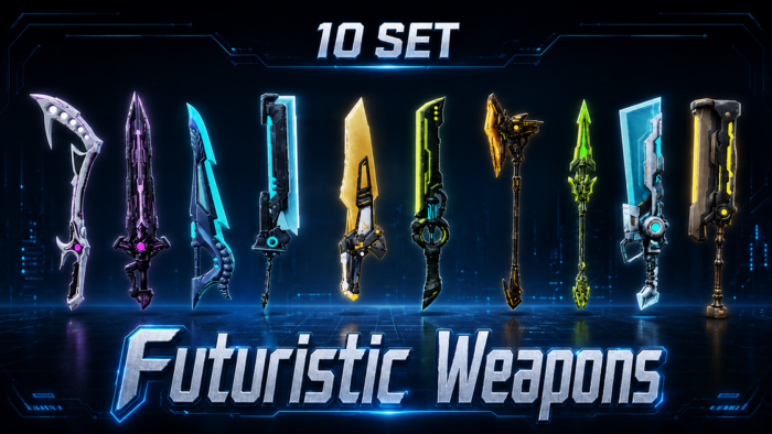 SwordSystem CustomizationPack-Futuristic 10 Weapon preview 2