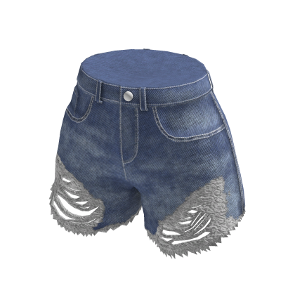 Blue Denim Shorts