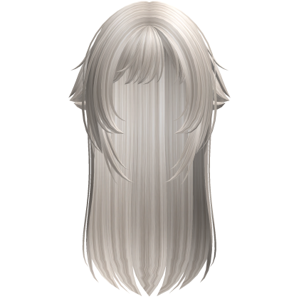 ✚ Layered Wispy Catgirl Anime Hair in Ash Blonde