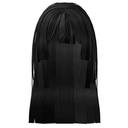 jirai kei long anime girl black hima cut