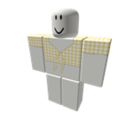 Cute yellow plaid shirt aesthetic summer top gucci Roblox