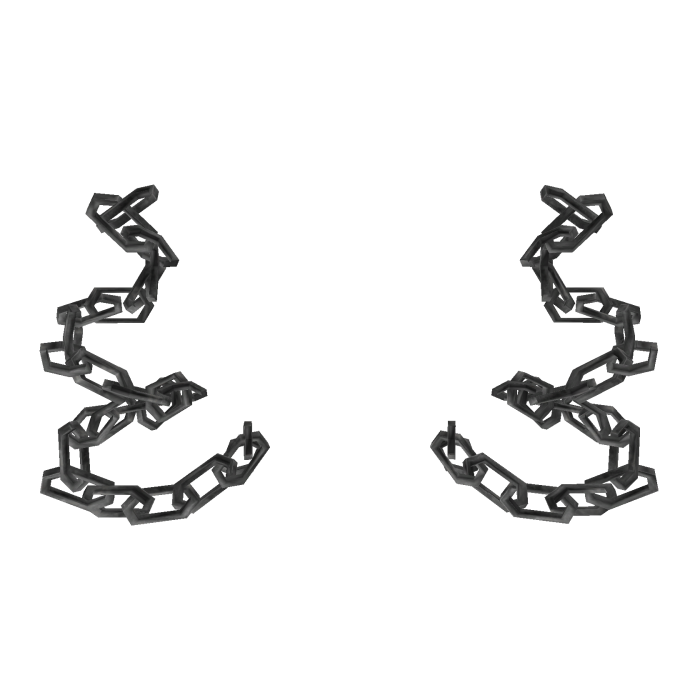 Silver Chains Fiery Frozen Poison Horns (ADDON)