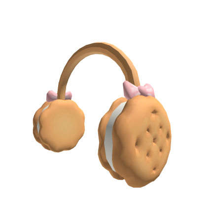 vanilla biscuit fluffy earmuffs