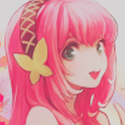 Pink Haired Anime Girl Roblox decal