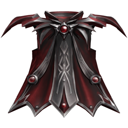 Black & Red Night Wing Dark Sword Cape