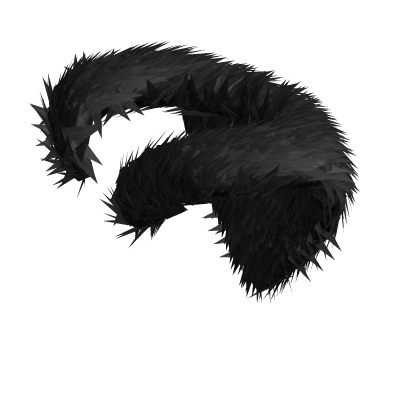 Neck Fur Collar - Black  [1.0]