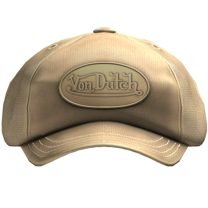 Y2K Scene Trucker Cap (Beige) Roblox item