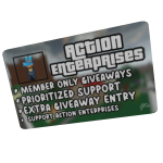 Action Enterpises Membership Card