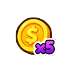 5x Coins