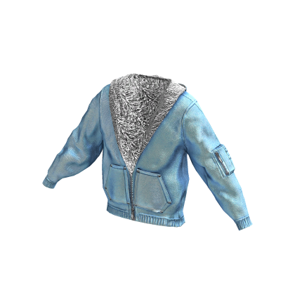 Emo Baggy Oversized Hoodie (Light Blue) - Roblox