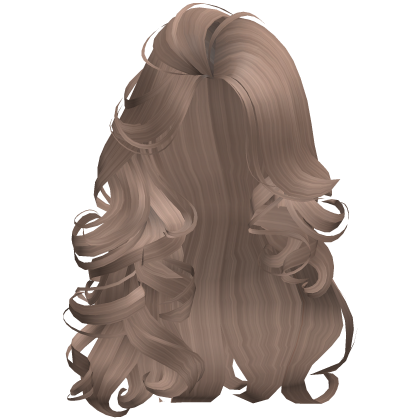 ♡ Voluminous Layered Blowout (Milktea Brown) Roblox item
