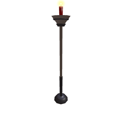 Candle With Light And Particles