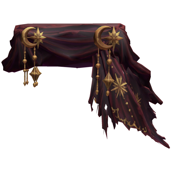 Burgundy Moon Waist Scarf