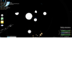 black hole moons