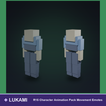 R15 Character Animation Pack Movement Emotes