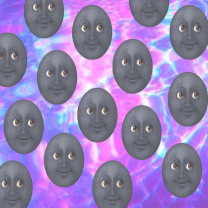 Creepy Moon Emoji Roblox decal