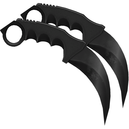 Black Dual Karambits