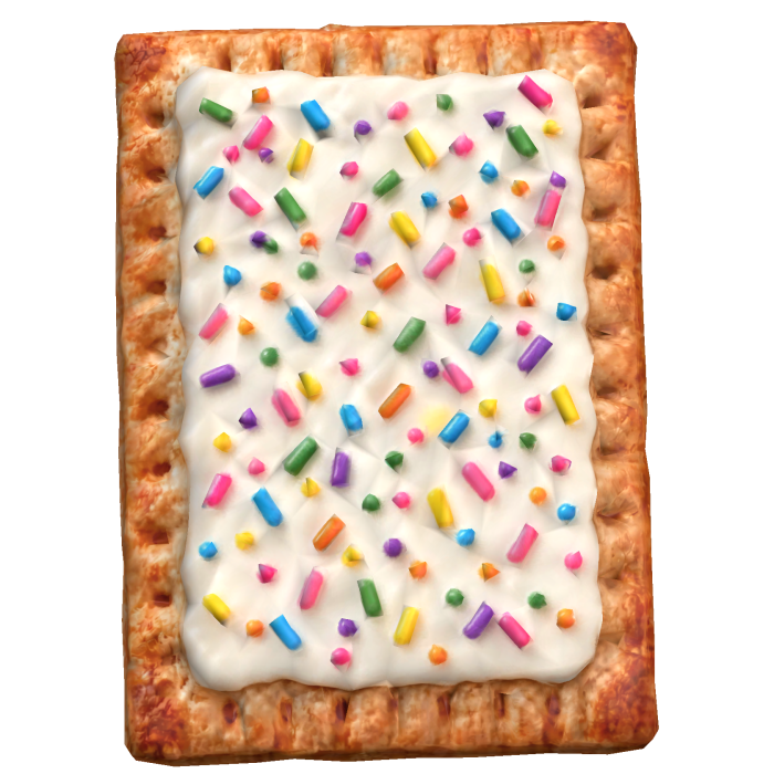 sprinkled pastry