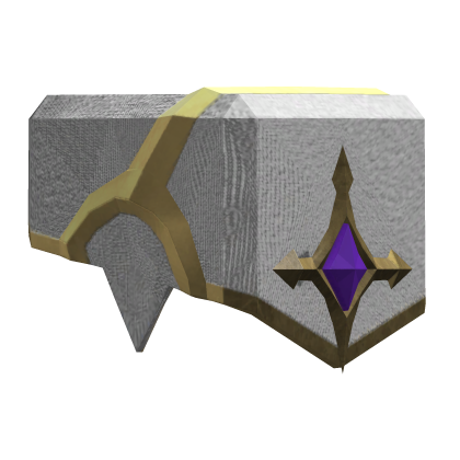 Royal Knight Left Shoulder - White Purple