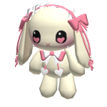 🍀Cream Rabbit Plushie Backpack