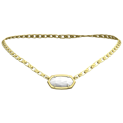 White Diamond Preppy Necklace 3.0
