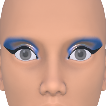 Black Eyeliner with Cobalt Eyeshadow thumbnail