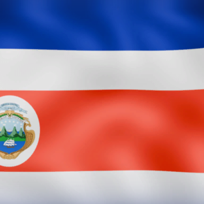 Costa Rica Country Flag Background