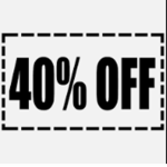 40% Off.