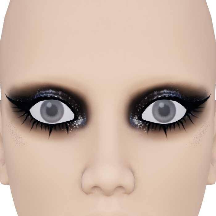 Shiny Goth Witch Eyeshadow