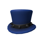 Blue Spikey Top Hat