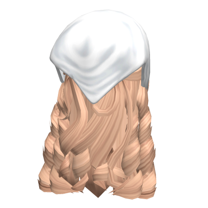 Soft Curly Bandana Tied Hair (Honey Blonde) Roblox item