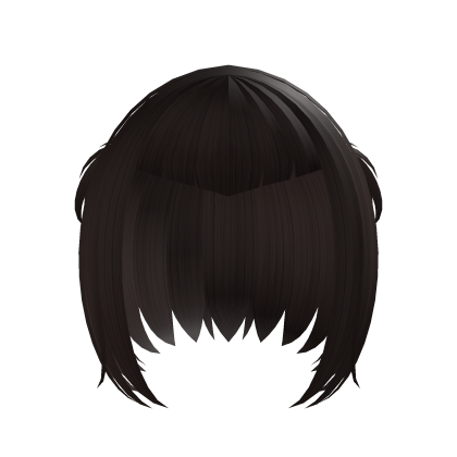 Brown gothic vampire short bob with pigtails