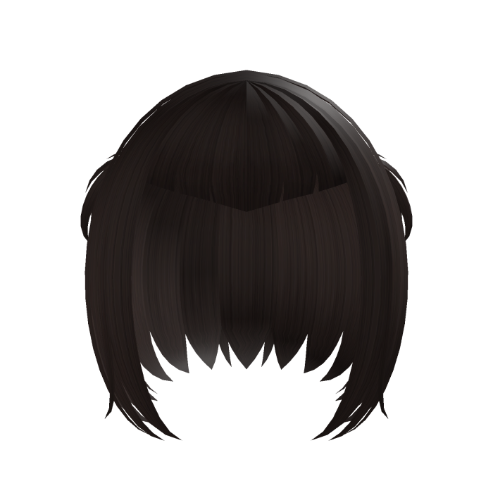 Brown gothic vampire short bob with pigtails