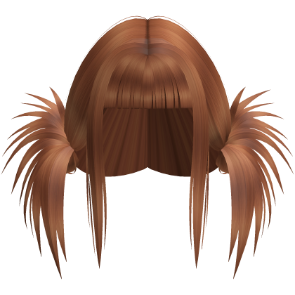 Ginger Y2k Punk Spiky Twin Tails Hair Roblox item