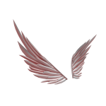Rosy Pastel Wings