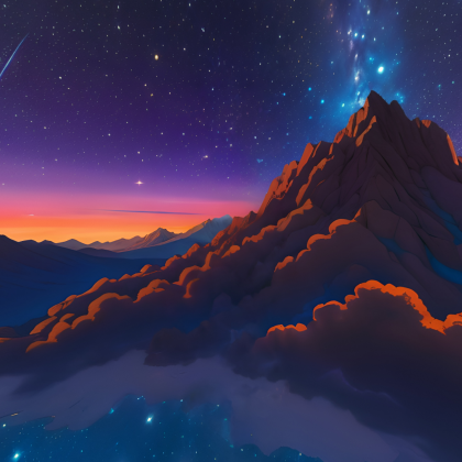Night Sky Sunset Star Sky