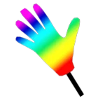 Rainbow Slap Hand