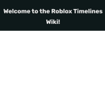 Roblox Timelines Wiki Official Group