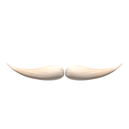 Blonde English Mustache Roblox item