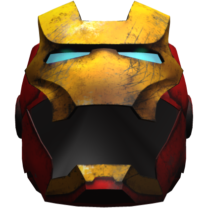 Iron Man Open Helmet With Damage [Mk 4/6]