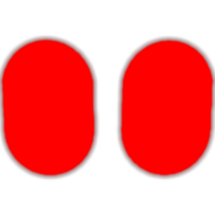 Neon Red Glowing Eyes