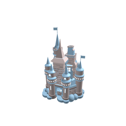 Cute Snowy Princess Castle