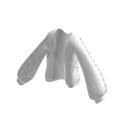 Oversized White Vicious Y2k Sweater