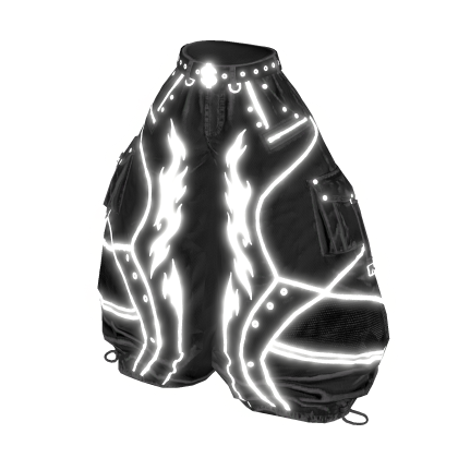 L$ - Glowing Baggy Rave Pants (Emissive)