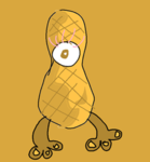 I want eat a penut