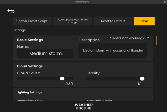 Weather Engine | Weather and day/night system preview 4