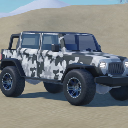 Trucks offroad land offroading off road dune car ! official Roblox game thumbnail